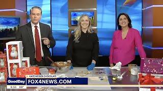 Gingerbread Man with a Twist | Kate Weiser Chocolate FOX4 KDFW Segment