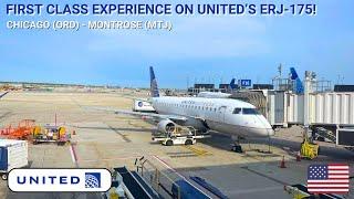 REVIEW | United Express | Chicago (ORD) - Montrose (MTJ) | Embraer ERJ-175 | First Class