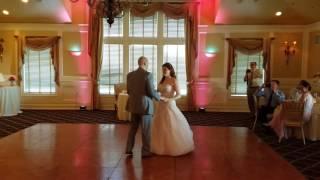 Ben and Jocelyn Strubel first dance at Bent Creek Country Club