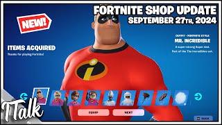 *NEW* THE INCREDIBLES ARE HERE! Fortnite Item Shop [September 27th, 2024] (Fortnite Chapter 5)