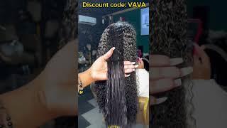 ELFIN HAIR Honest Review | Sew-in Leave Out Tutorial | Raw Burmese Curly Hair #extension #viral