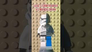 Lego Star Wars Stormtrooper VS Mandalorian #lego #legostarwars