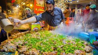 Pakistani Street Food - LAHORE'S #1 TAWA CHICKEN + Biryani Factory!! CRAZY Street Food in Pakistan