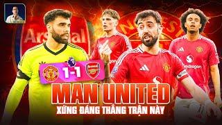 MAN UTD XỨNG ĐÁNG THẮNG, NHƯNG THỦ MÔN ARSENAL QUÁ HAY