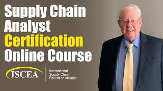 Certified Supply Chain Analyst - CSCA - Online Course - ISCEA