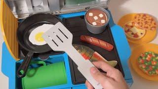 [Toy asmr] Melissa and Doug Cooking Camping 캠핑 요리하기 장난감놀이