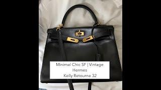 Vintage Hermes Kelly 32 Retourne | Review and Wear and Tear