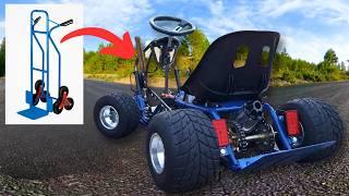 I Turned this Hand Truck into a CRAZY 125cc GoKart