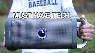 Must Have Tech #1: Big Blue Party Speaker! (Review + Giveaway)