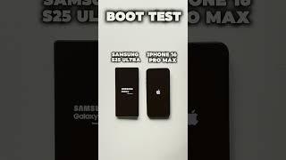 Which Flagship Boots Faster? iPhone 16 Pro Max or S25 Ultra? ⏱️