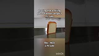falling bread to one mil #funny #trending #shorts #bread