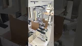 Testing video of automatic empty carton tray forming erecting machine equipment