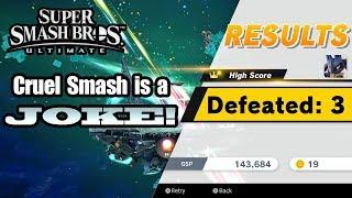 Super Smash Bros. Ultimate - Cruel Smash is a JOKE!  (No Skill Required)