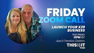 X39 Launch Zoom | Alan & Veronica Clarkson