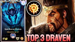 WILD RIFT DRAVEN - TOP 3 DRAVEN GAMEPLAY - CHALLENGER RANKED