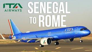 ITA Airways New A321neo | Dakar to Rome in Economy