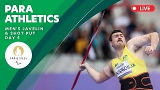 Para Athletics - Men's Javelin & Shot Put Finals | Day 5 | Paris 2024 Paralympics