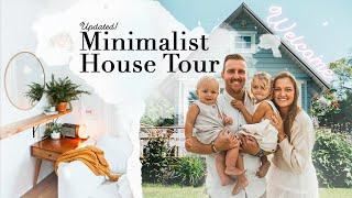 UPDATED MINIMALIST HOUSE TOUR | FAMILY OF FOUR IN A ONE BEDROOM | 90% OF OUR STUFF GONE!! 