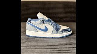 Nike Air Jordan 1 Low GS Washed Denim DM8947-100