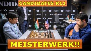 WAHNSINN! | Pragg vs Nakamura | Candidates 2024 Runde 11