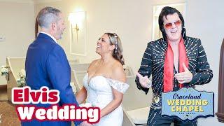 Chris & Jenni's Elvis Wedding in Las Vegas | Graceland Chapel