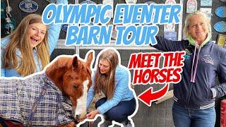 5* EVENTERS BARN TOUR with Lucinda Fredericks ~ Daily routines and meet the horses