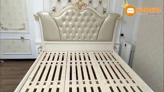 Hoàn thiện giường ngủ tân cổ điển phong cách hoàng gia tại nhà chị Vân – Thủ Đức