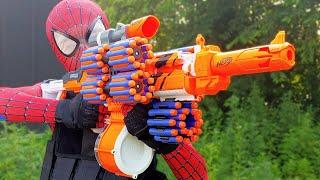 Nerf War: Spider Man Nerf Gun