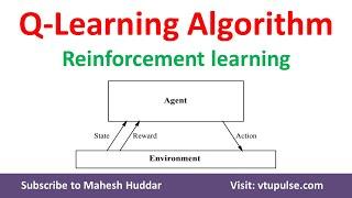 Q Learning Algorithm | Reinforcement learning | Machine Learning by Dr. Mahesh Huddar