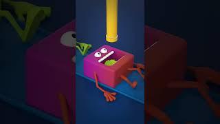 THE GREEN ETERNITY — Cube Monsters having an endless Guacamole feast