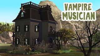 Vampire Musician's Home  \\ Furnishing SimLicy Starters || The Sims 4: Speed Build
