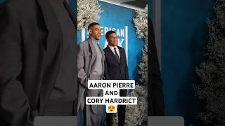 AARON PIERRE AND CORY HARDRICT link up at the American Black Film Festival!  #ABFF