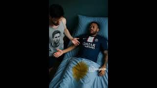 Messi  Discovers Neymar Peeed the Bed! | Infinite Realism #Shorts