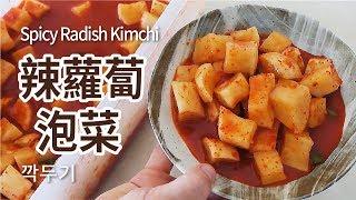 韓國太太的辣蘿蔔泡菜 做法 | 辣味蘿蔔泡菜 食譜 | 깍두기 | Spicy Radish Kimchi | 韓國人親自教你 | 辣蘿蔔泡菜