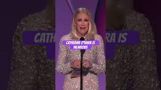 Beetlejuice’s star Catherine o’hara presents at the Emmy Awards