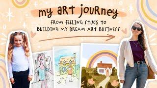 My Art Journey To Building A Small Art Business In My Late 20s