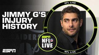 How Jimmy G's injury history affected his Raiders contract | NFL Live