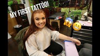 My First Tattoo Experience! *LOW PAIN TOLERANCE* | Taylor Scarpaci