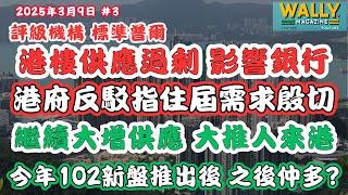 【評級機構標普警告！】香港樓市供應過剩，樓持續再跌，銀行風險升溫！為何政府反駁反而更應擔憂？誤判狂加供應，仲大鑊 ？剩係今年有102新盤！