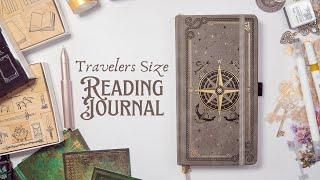 New Reading Journal Setup in a Traveler's Notebook size journal