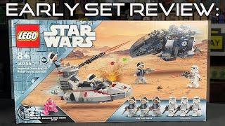 EARLY REVIEW: LEGO Star Wars Imperial Dropship vs Rebel Scout Speeder(Set 40755)