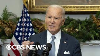 President Biden speaks after regime of Syrian President Bashar Assad collapsed