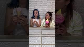 Choose ice cream challenge  Where is the fake and where is the real? #shorts Best video by Hmelkofm