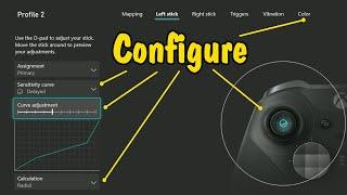 How to Configure an XBOX Elite Series 2 Controller (Radial Axis-Independent Sensitivity Curve Shift)