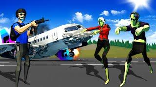 ZOMBIE SURVIVAL AFTER PLANE CRASH! (Stormworks)