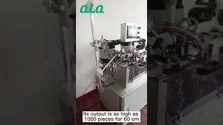 QLQ-SMM-1 Nylon zipper double sliders mounting machine #slidermachine #zippermachine