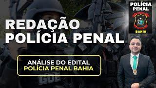 Redação Polícia Penal Bahia (PPBA): Passo a Passo - Banca FGV| Redação Pontual