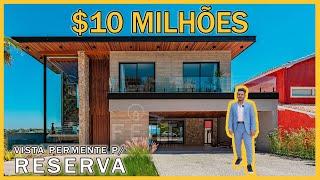 MANSÃO DE R$9.980.000,00 COM ACADEMIA, CINEMA, SPA E VISTA PERMANENTE -NO MESMO CONDOMINIO DO NEYMAR