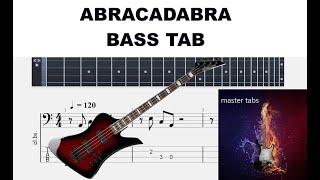 ABRACADABRA  | STEVE MILLER BAND | GuitarBass Tab | TUTORIAL #Mastertabs#BestFreeYoutubeMusic #rock