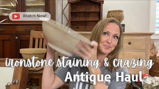 Amazing Ironstone Crazing!!!  This Week's Vintage & Antique Haul